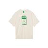 Adidas Originals Disney Collaboration Mike Print Loose Sport Round Neck Short Sleeve T-Shirt Unisex Tops Off-White GP3393