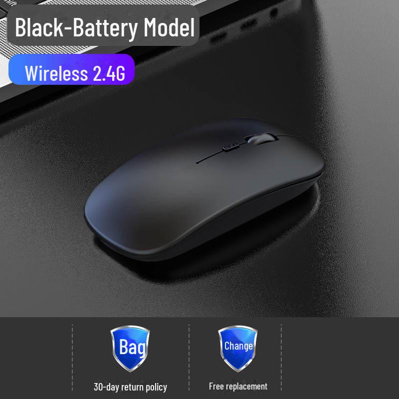 Бесшумная двухрежимная беспроводная Bluetooth-мышь — с возможностью подзарядки для использования дома и в офисе