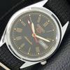 ВОССТАНОВЛЕННЫЕ МУЖСКИЕ ЧАСЫ SEIKO 5 AUTOMATIC JAPAN 7009A С ЧЕРНЫМ ЦИФЕРБЛАТОМ a427203-2 QRL-a427203