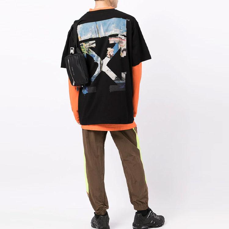 Off-White Футболка с принтом стрелок OMAA038G20JER0061088
