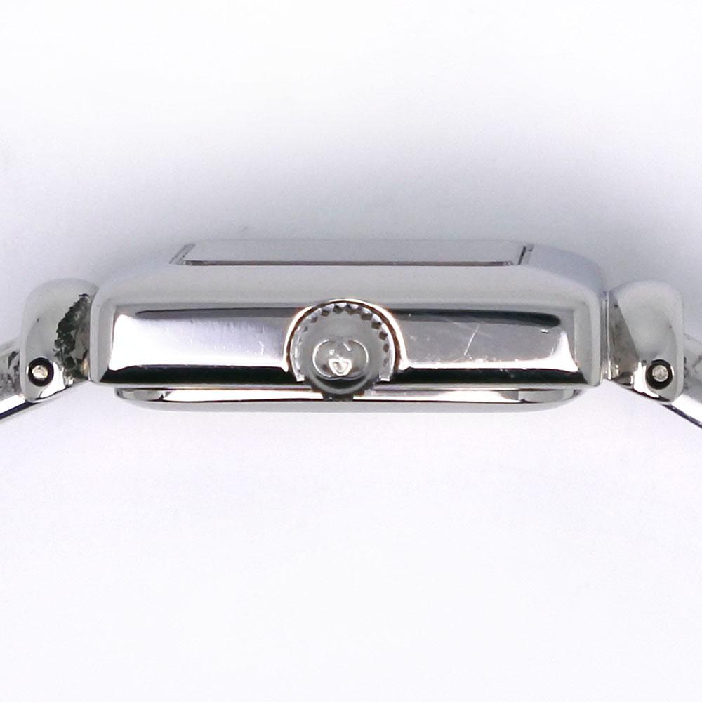 Gucci Часы 1900L черный циферблат нержавеющая сталь кварцевые аналоговый дисплей женские б/у