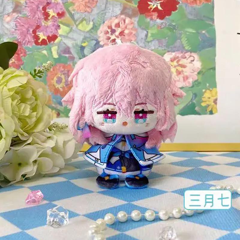 Новая игра Honkai 10 см: Плюшевая фигурка Авентурин из Star Rail Доктор. Соотношение Милые Плюшевые Мультяшные Куклы-Лезвия Подвеска для Сумки Брелок Подарок