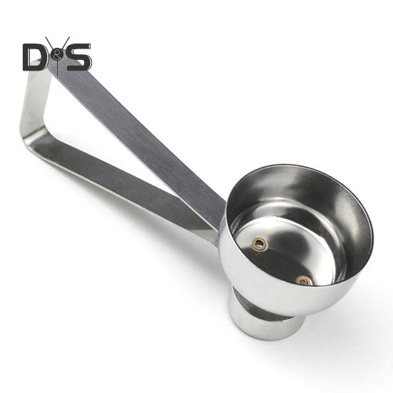 Пищевой резак для яичной скорлупы с двойной головкой, практичные металлические ножницы для яиц, нож для яиц, открывалка для скорлупы