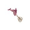 Rhinestone Dolphin Key Ring Metal Cartoon Whale Pendant  Gifts for Dolphin Lovers