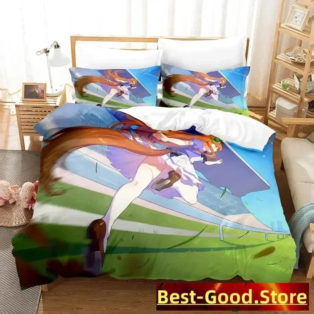 Pretty Derby Bedding Set Duvet Cover Sheet Printed Bed Set Pillowcase Bed Full Queen King Size Comforter Bedroom