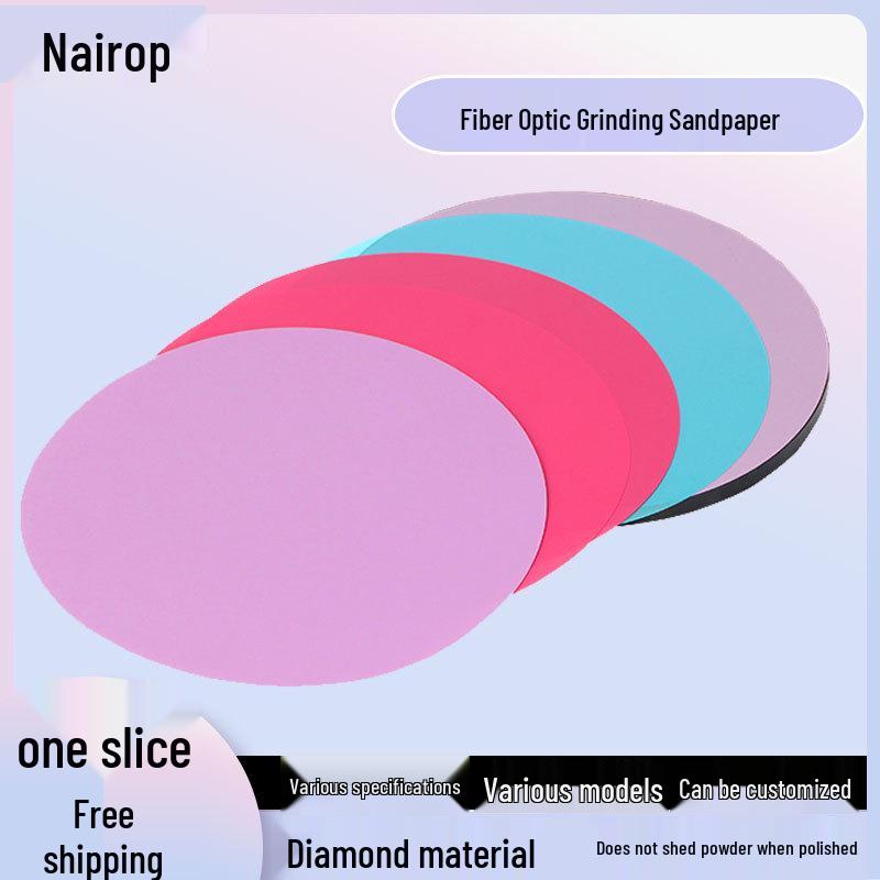 Полировальная машина Nailuo Pu ADS Fiber D1: Алмазная наждачная бумага 127 мм для ручной полировки волокна