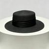 Wide Brim Summer Sun Hats Adjustable Boater Hat French Beach Hats  for Women