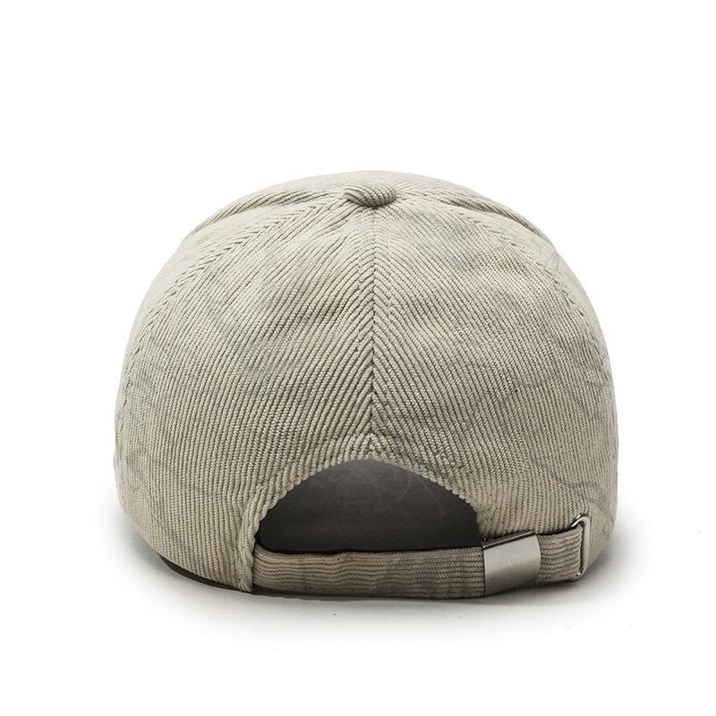 Бейсболка с вышитыми буквами Женская зимняя кепка Мужская вельветовая шляпа от солнца