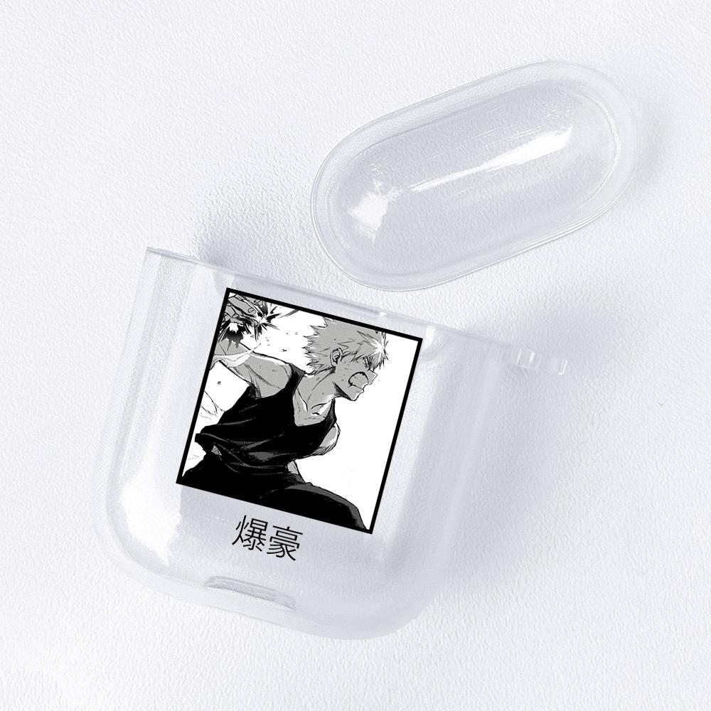 Аниме My Hero Academy фигурки прозрачный чехол для Airpods Funda Airpods 2/1 чехол Boku No Hero Academy мягкий чехол из ТПУ