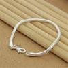 Fine Noble  Sterling  Solid Chain Bracelet For Women Men Charm Party Gift Wedding Party Fashion Jewelry