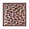 Women’s Scarf: Leopard-print, faux silk, European-style, high-end print, head-wrapping satin, large scarf