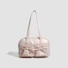 Fashion commuter large-capacity bag women's  new trendy college student class shoulder bag casual portable tote bag