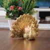 Metal Dancing Peacock Candle Holder Vastu Figurine for Good Luck and Love | Candle Holder for Home Decor