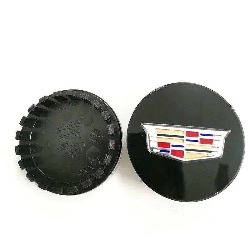 67mm Car Wheel Center Hub Cap Rim Cover Stickers for Cadillac CT5 STS XLR CT4 GT4 SLS SLR XT6 Escalade XT4 XT5 SRX XTS ELR BLS
