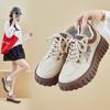 New Summer White Shoes for Female Students' Heightened Mesh Breathable Board Shoes Casual Shoes