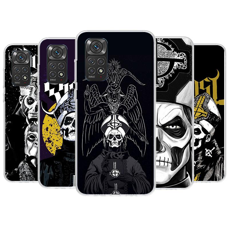 Ghost Papa Emeritus Phone Case For Xiaomi Redmi Note 13 12 12S 11 11S 10 10S 9 9S 11T 11E Pro Plus 8 8T 7 + Coque Cover