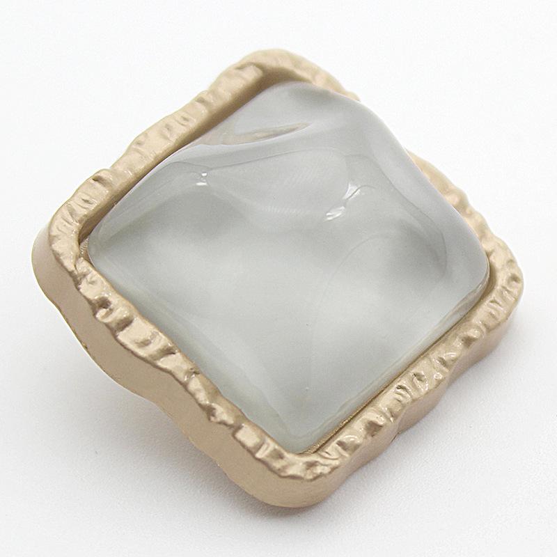 Винтажные металлические пуговицы с ножкой квадратные круглые для зимнего пальто декоративные для замены DIY принадлежности для рукоделия швейная отделка 6 шт./лот