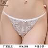 Sexy Seduction T-pants Three-dimensional Embroidered Lace Thong, Skin-friendly and Breathable Large-size Sexy Underwear