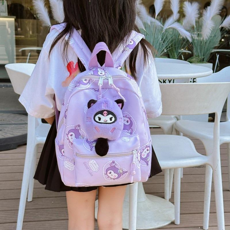 New Children's Kindergarten Schoolbag Cartoon Cute Boys and Girls To Reduce the Burden and Protect the Spine Backpack Fashion