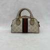 [Pre-Owned] Ophidia GG Monogram Detachable Leather Strap Zipper Closure Canvas And Leather Mini Shoulder Crossbody Bag - Excellent #2P2E3S