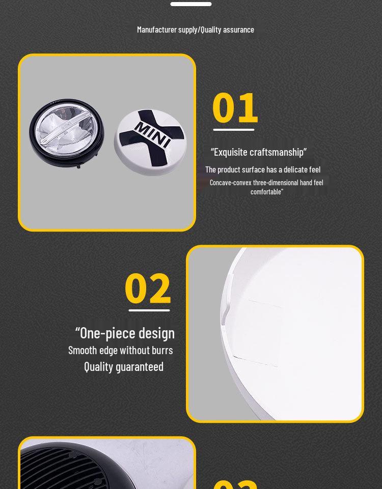 Mini Car Center Grille Rally Light with Multi-Color Lampshade