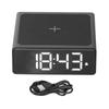 Digital Alarm Clock 3 In1 LED Desktop Digital Clock with Wireless Charging USB Power Supply for