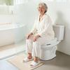 VEVOR Raised Toilet Seat, 136.1 kg Load Capacity, 88.9 mm Lift Height, Commode Elevated Toilet Seat Riser with Enlarged Opening for Seniors, Elderly