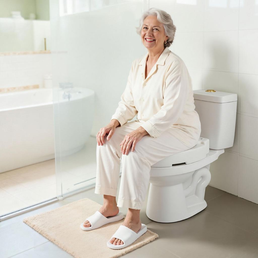 VEVOR Raised Toilet Seat, 136.1 kg Load Capacity, 88.9 mm Lift Height, Commode Elevated Toilet Seat Riser with Enlarged Opening for Seniors, Elderly