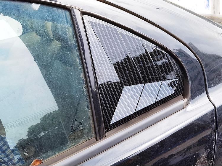 Дефлекторы задних треугольных окон Mitsubishi Lancer EX 09-16 - Внешняя модификация в стиле "Дикая Лошадь".