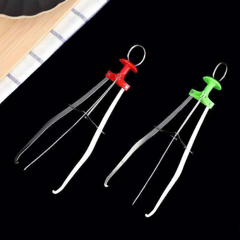 Stainless Steel Anti Scalding Steaming Plate Clip Vegetable Clamp Household Kitchen Tool Plate Lifting Device Anti Slip Sand Pot Triangular Clip