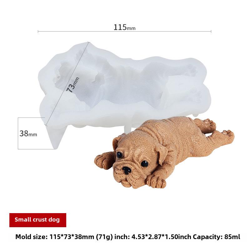 Силиконовая форма Sanxin Sharpei для самостоятельного изготовления шоколадных, мороженых или муссовых тортов в форме милых домашних животных