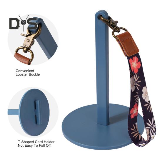 Portable Wrist Yarn Holder with Lanyard Crochet Yarn Ball Holder Spinner Organizer Dispenser Knitting Crocheting Accessories