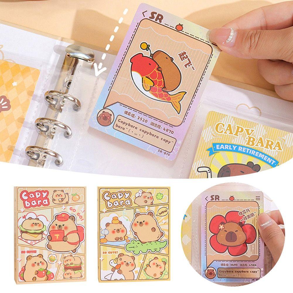 3-дюймовый фотоальбом с капибарой, милый альбом для открыток, альбом для карточек, дисплей для карточек для фото Polaroid