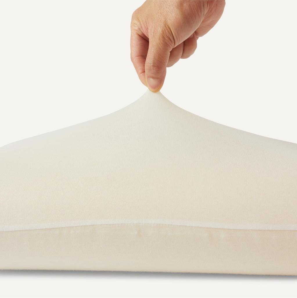 Компактная туристическая подушка из пены с эффектом памяти Amazon Basics с чехлом и сумкой для хранения, 42 x 24 см, серая, прямоугольная