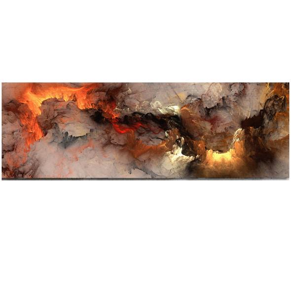 Красочные облака, плакаты и принты, скандинавский пейзаж, небо, оранжевый, белый дым, текстура, холст, живопись, абстрактная настенная картина, фреска