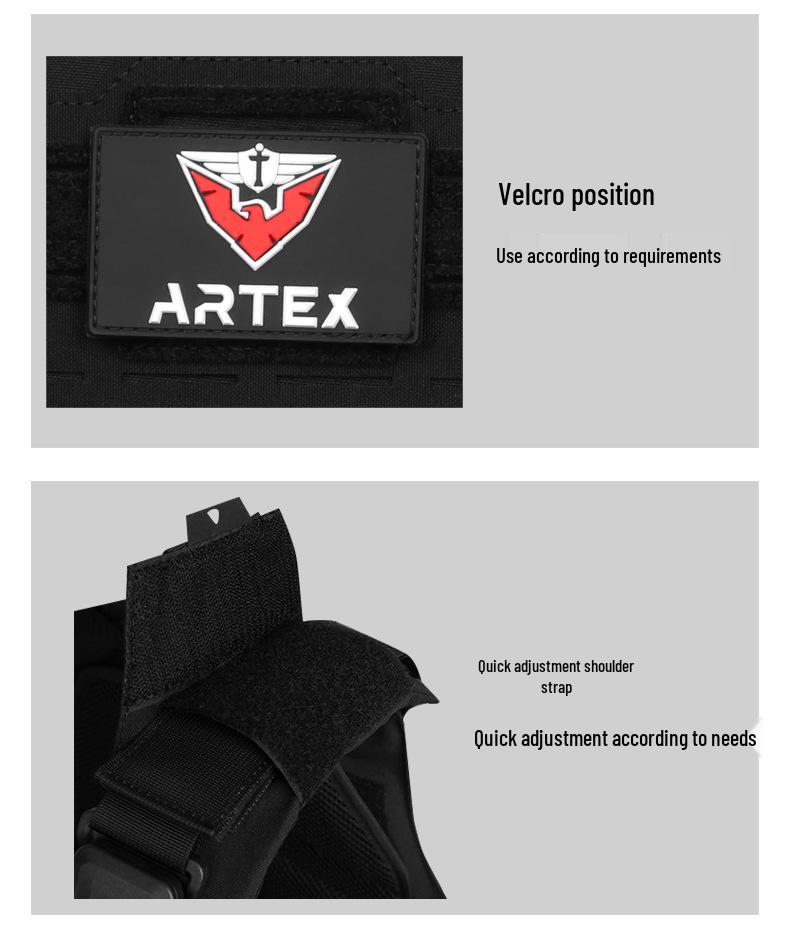 Тактический разгрузочный жилет Artex8310 с системой быстрого сброса - Нейлон 500D, Водонепроницаемый, Износостойкий.