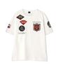 AVIREX TOP GUN WAPPEN CREW NECK Top Gun Patch T-SHIRT (WEB&DEPOT Exclusive) T-Shirt, XL, 030, White, 783-3934021