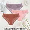 FINETOO 3PCS/Set Women Sexy Lace Panties Underwear Exotic Briefs Female Underpants Soft Lingerie Temptation Embroidery Intimates