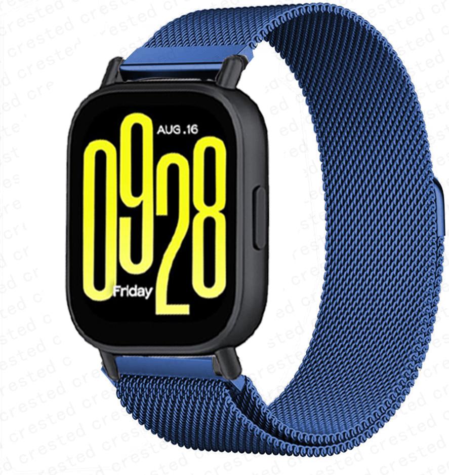 Миланский браслет для Xiaomi Redmi Watch 5 Active Металлический Браслет из Нержавеющей Стали ремешок Redmi Watch 5 Lite Магнитный Браслет