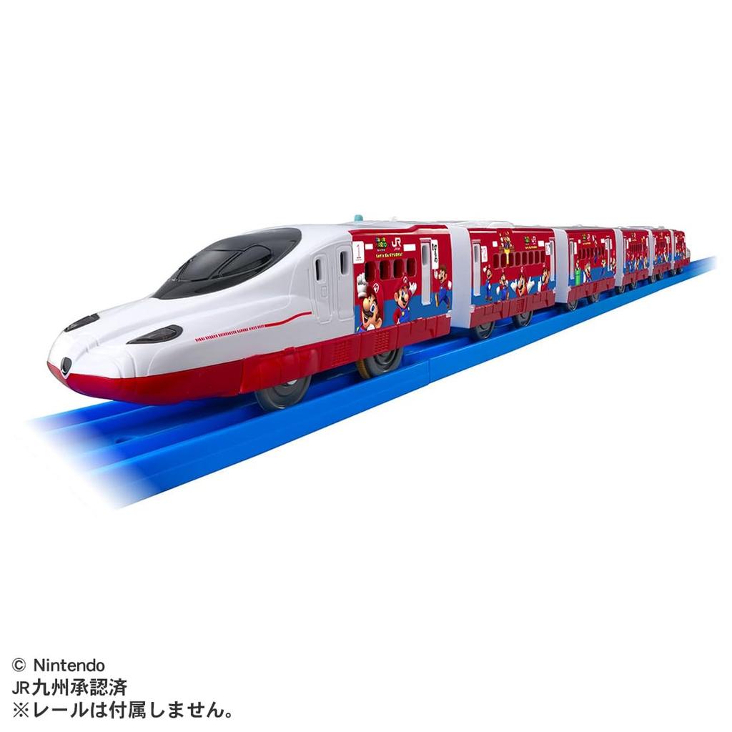 Takara Tomy Plarail JR Kyushu Super Mario Train West Kyushu Shinkansen Kamome Train Toy 3 and (Ages up)
