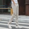 2023 Стильные ультратонкие мужские повседневные брюки свободного кроя из искусственного льна и хлопка - дышащие и удобные