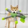 Игрушка для прорезывания зубов Щенки Форма Животного Мягкая Плюшевая Игрушка-Грызунок со Звуком Интерактивная Игрушка для Собак Маленьких Средних Собак Игрушка для Игр Щенков
