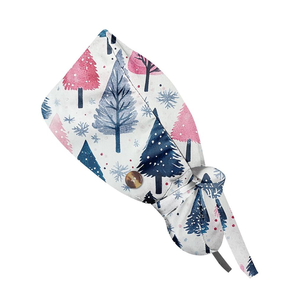 Модная рождественская рабочая кепка с принтом, повседневная женская кепка с хвостиком, кепка с повязкой, кепка Baotou