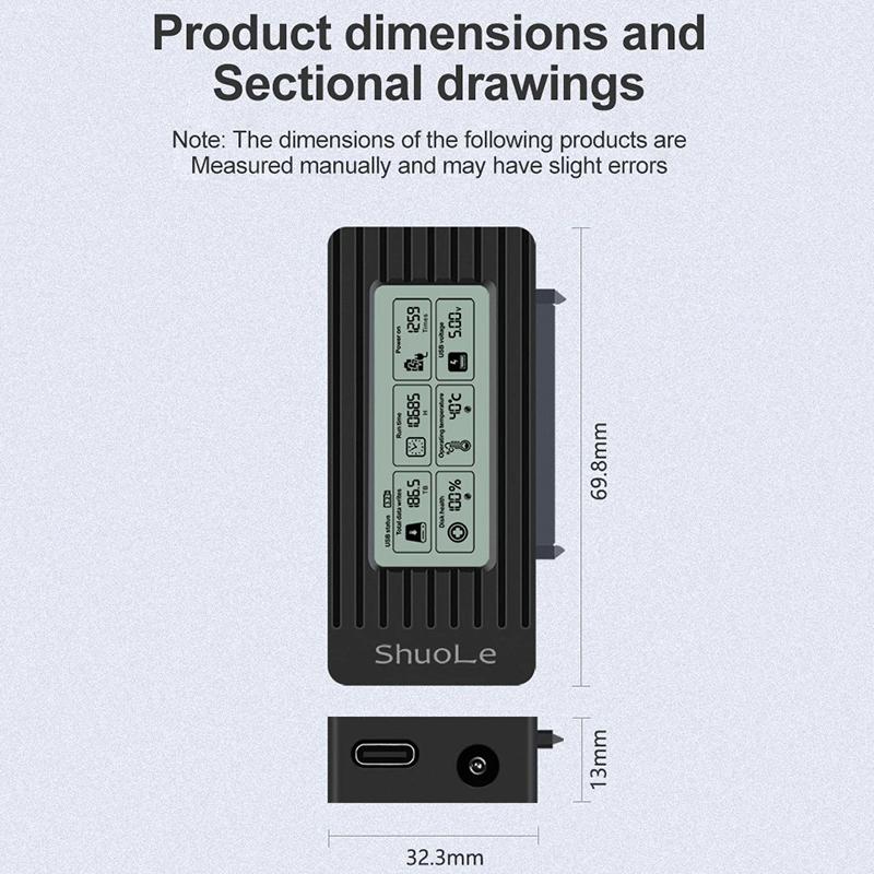 Адаптер-конвертер жесткого диска USB 3.0 - SATA IDE, кабель для 3,5-дюймового 2,5-дюймового HDD/SSD SATA III, адаптер жесткого диска для ноутбука