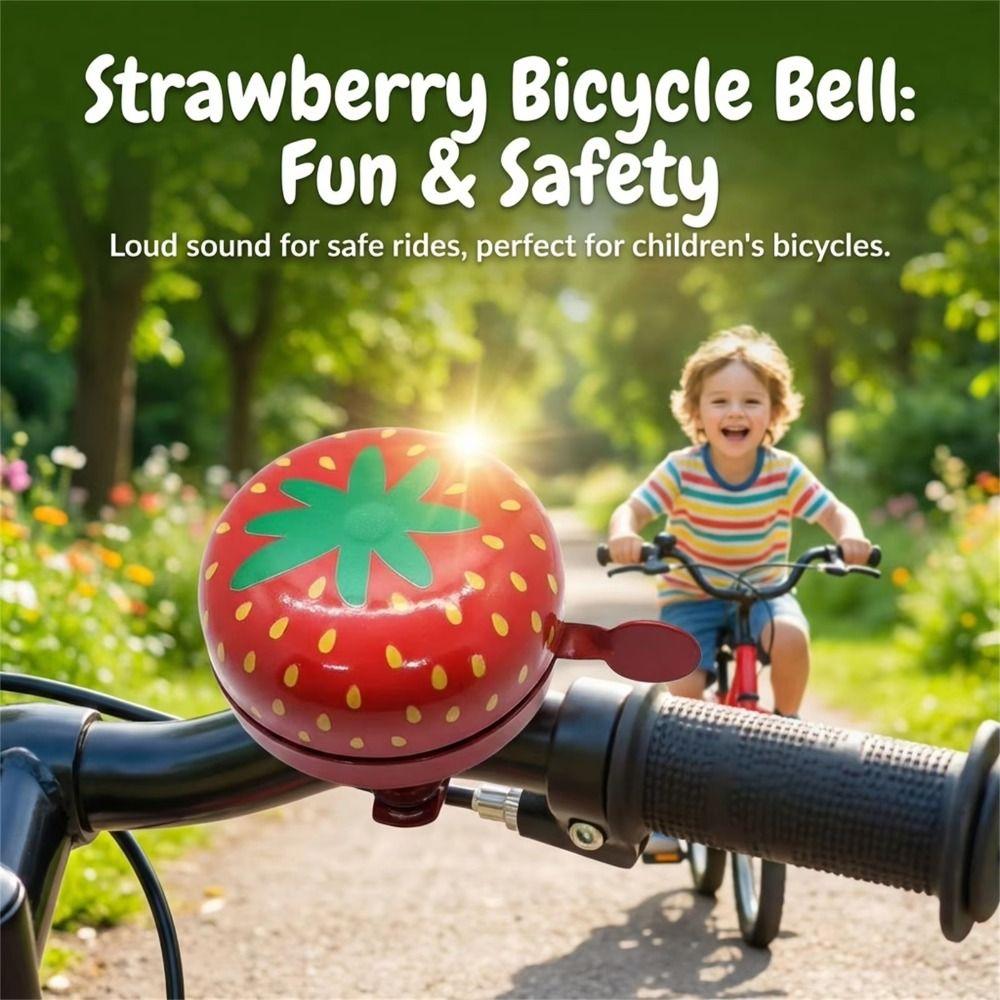 Strawberry Bicycle Bell Watermelon Cartoon Bicycle Bell Children's Bike Bell Electric Bike