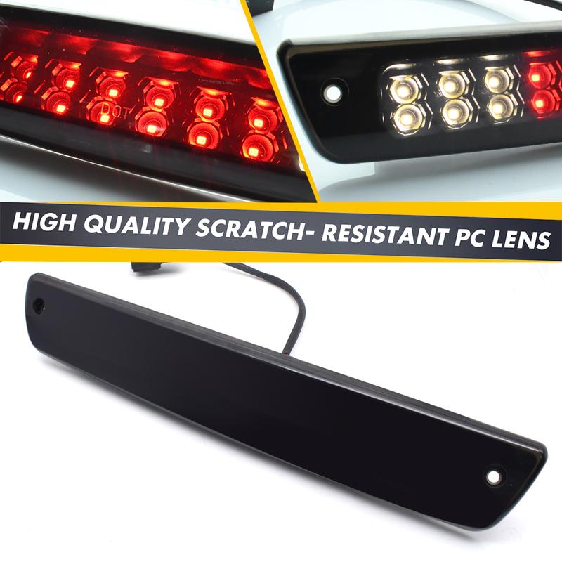 3rd Brake Light Suitable For Dodge Ram 1500 94-01 2500 3500 94-02 Double Row Lights Car High Brake Light OE#55077263AB Black