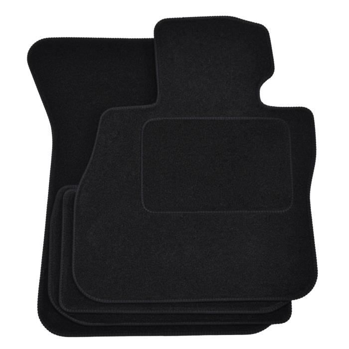 Tapis De Sol - BMW - 1 F40 - Velours Noir - 4 Pièces - Ajustement Précis