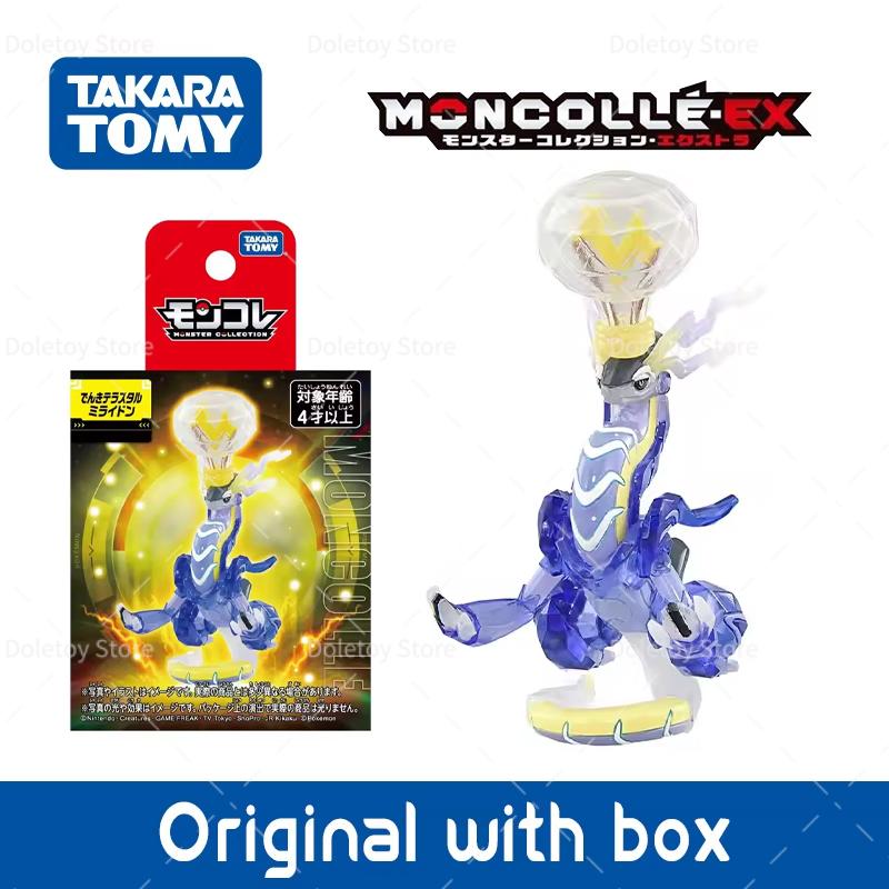 New Original Terastal Pokemon Figures Ceruledge Armarouge Koraidon Miraidon Scarlet&Violet Crystal form  Collectible Model Toys