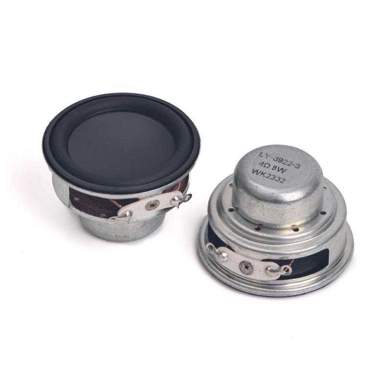 1,5-дюймовый 16-ядерный 4-омный 8-ваттный круглый водонепроницаемый Bluetooth-динамик с резиновым краем