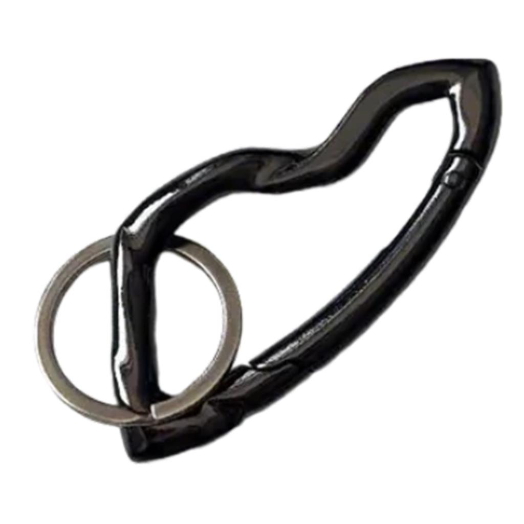 Стильный карабин-брелок Y2K со звездой, минималистичный кулон-карабин со звездой из нержавеющей стали для сумок и рюкзаков